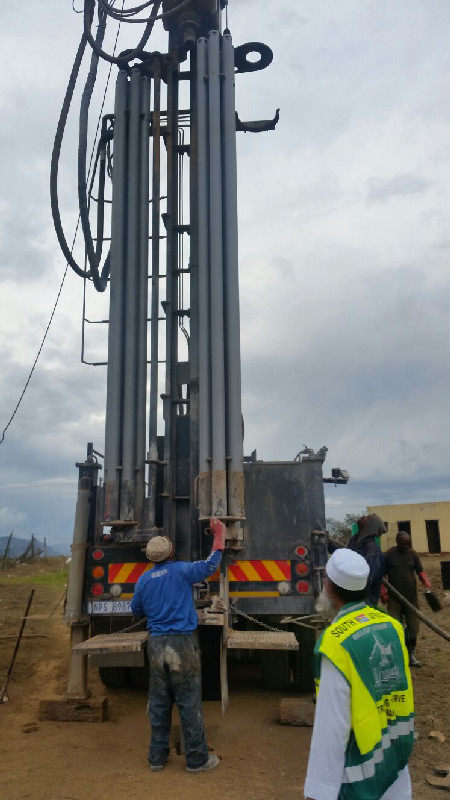 This is one of a few borehole projects that have been  initiated in the country to address the drought situation